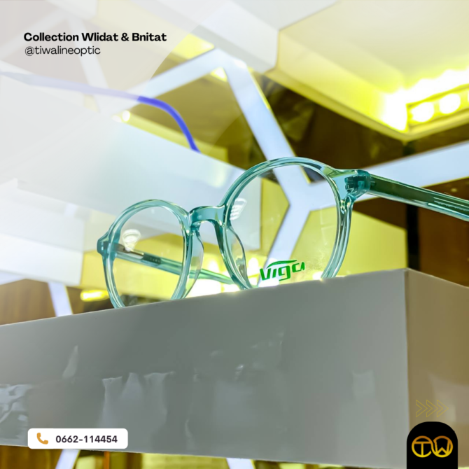Lunettes Rondes Viga Aqua Vert